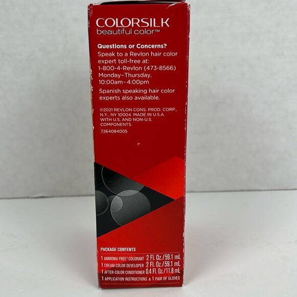 Revlon Colorsilk Hair Color Permanent 05 Ultra Light Ash Blonde Ammonia Free - Picture 3 of 7